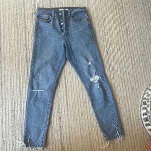 Levi wedgie skinny jeans